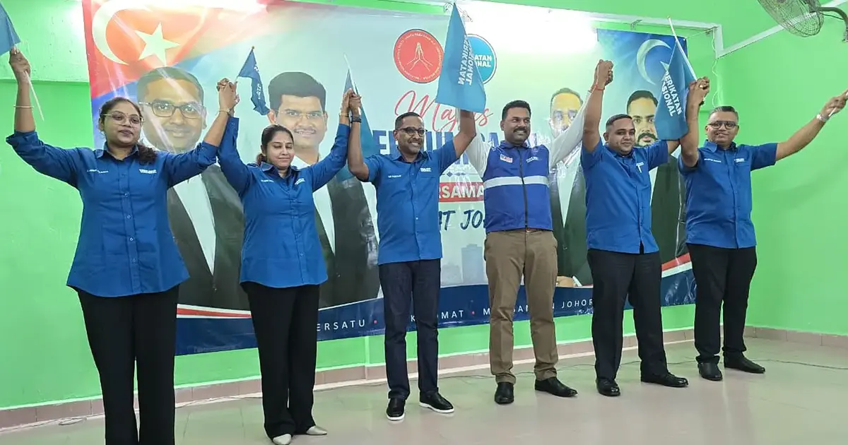 Malaysian Indian Progressive Party makes electoral entry with five Johor constituencies under PN banner