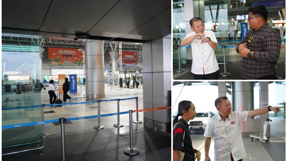 SUV Crashes Into KKIA Departure Hall Glass Doors; Driver Injured