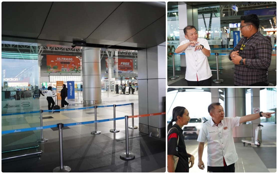 SUV Crashes Into KKIA Departure Hall Glass Doors; Driver Injured