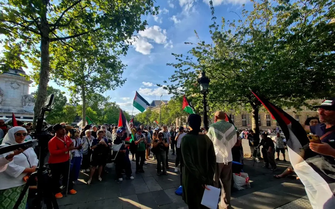 International Palestine Convoy Launches Overland Journey From France to West Bank