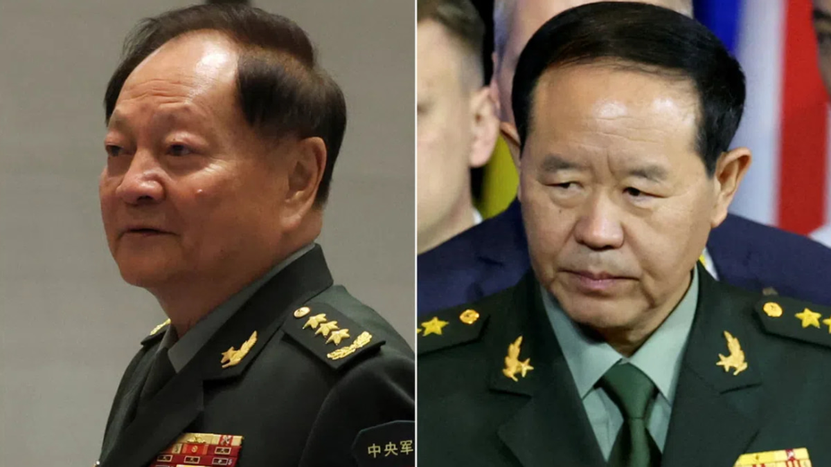 China removes two senior generals from top military command in latest purge