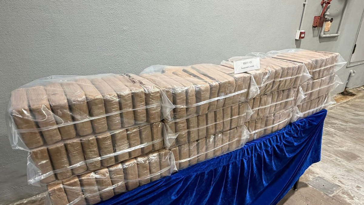 Hong Kong police uncover 361kg cocaine haul across two yacht raids in a week