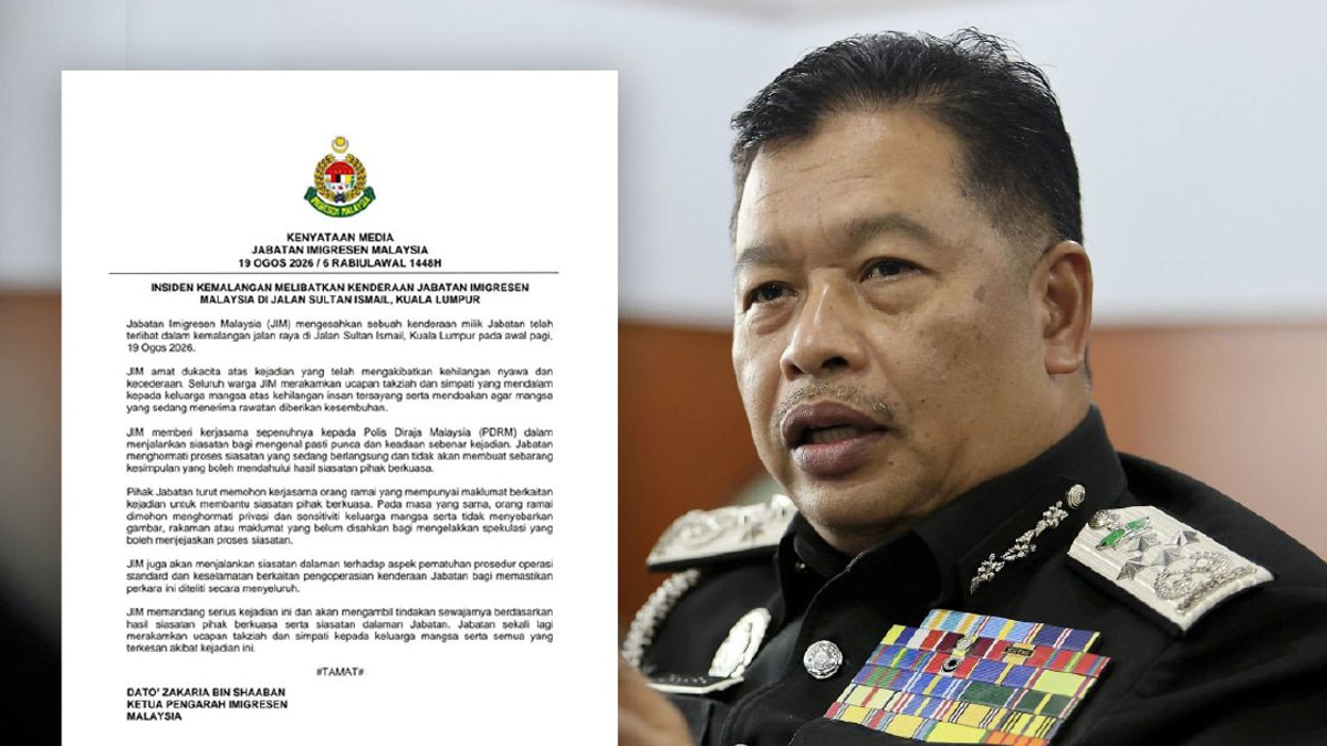 Immigration Department Opens Internal Probe into Fatal Jalan Sultan Ismail Road Accident