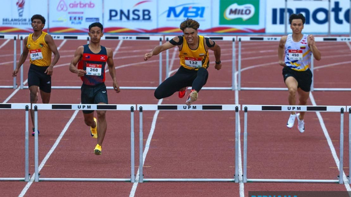 Adib Irfan Delivers Perak's First Athletics Gold at SUKMA 2026