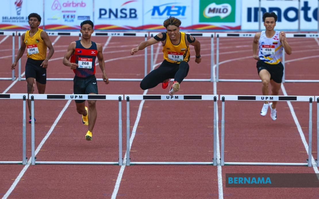 Adib Irfan Delivers Perak's First Athletics Gold at SUKMA 2026