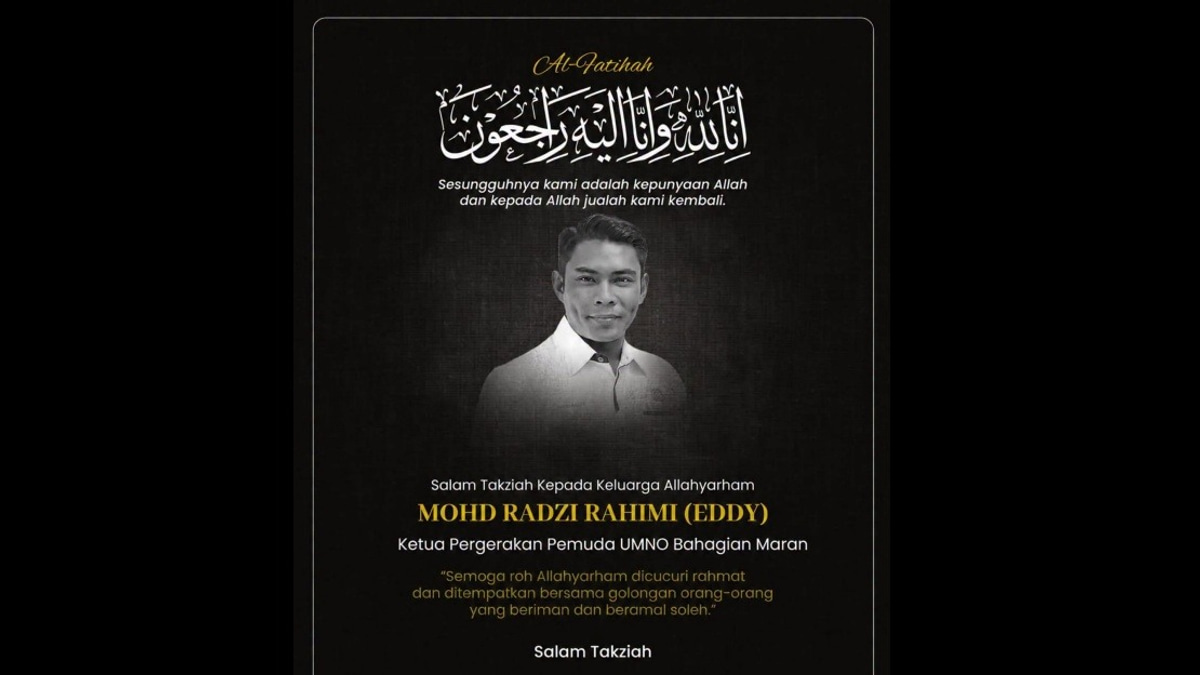 Mohd Radzi's Death Marks Significant Loss for UMNO, Says Ahmad Zahid