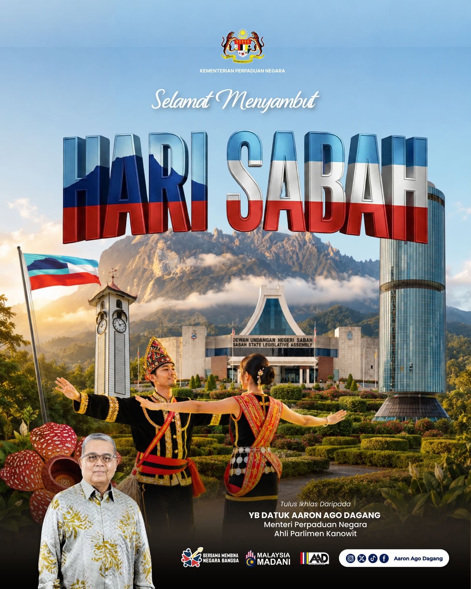 Sabah's Rich Ethnic Tapestry a Foundation for National Harmony, Says Unity Minister