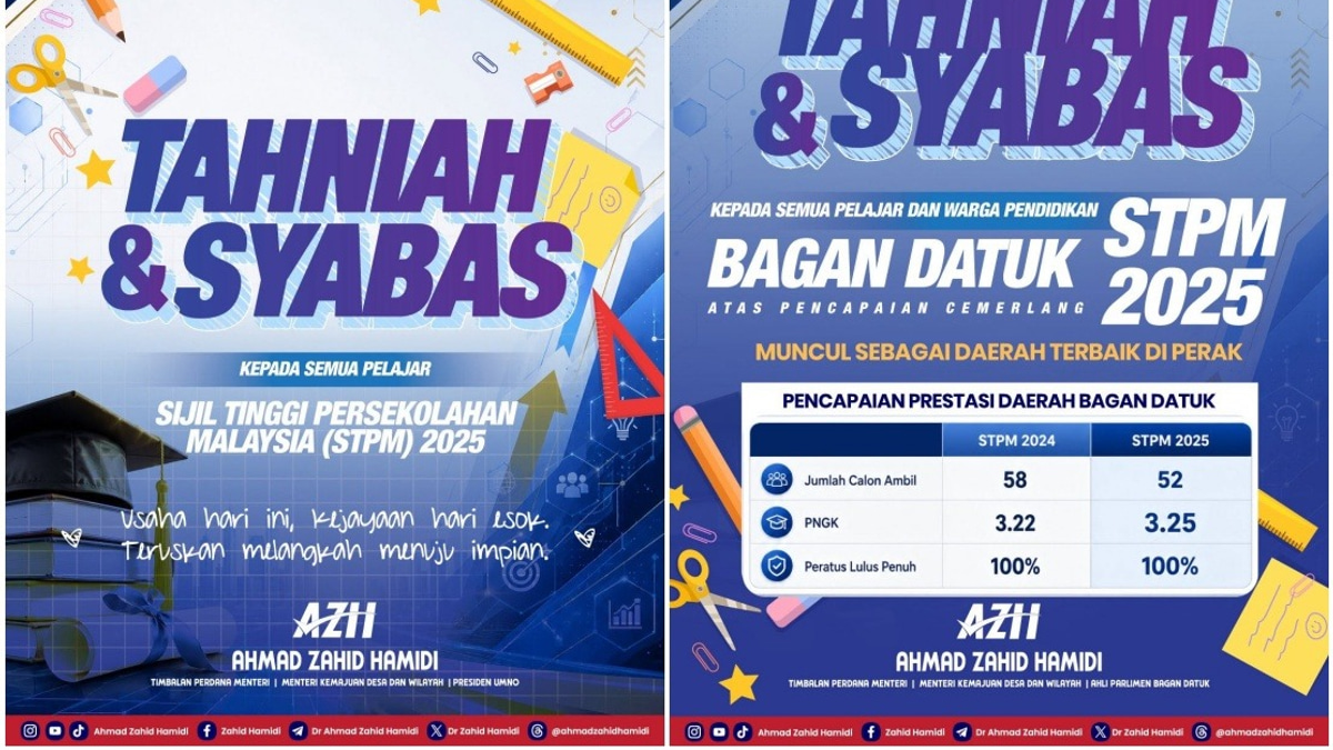 Bagan Datuk Tops Perak in STPM 2025 as Deputy PM Celebrates National Results Improvement