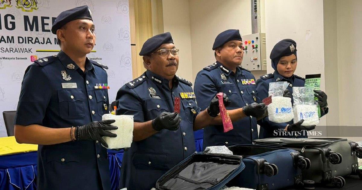Customs Seizes RM1.32 Million in Drugs at Kuching Airport; Two Arrested